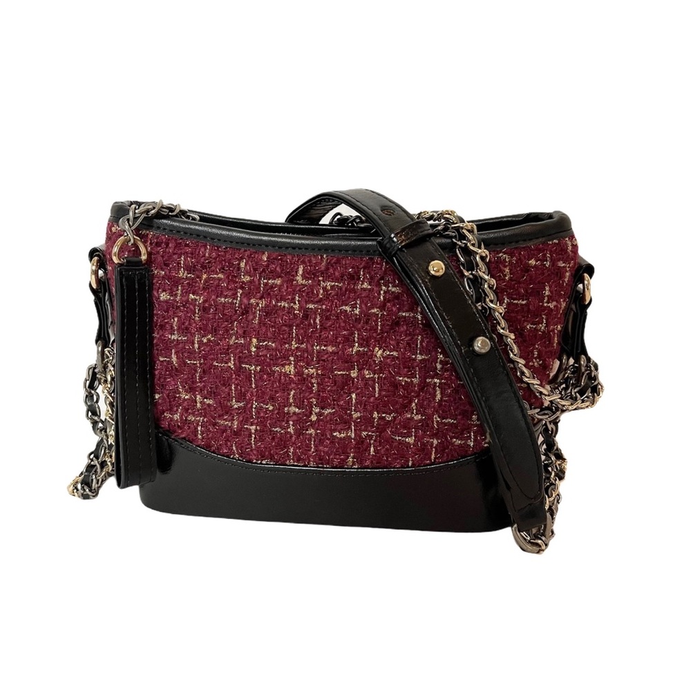Gabrielle tweed handbag Size small